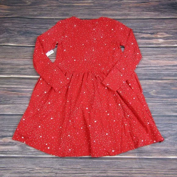 Tucker + Tate NEW Girls Size 7 Red Long Sleeve Dress - Picture 5 of 5
